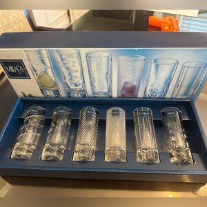 Mikasa Cheers Shot Glasses- New